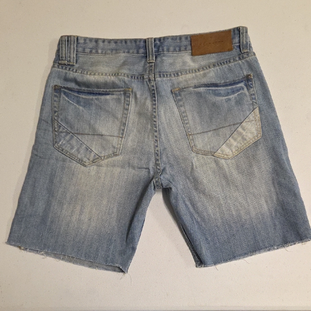 Sean John Vintage Y2K Light Wash Denim Relaxed Cut Shorts Size 30